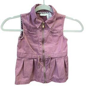 Aspen kids 3T light purple Sleeveless Zip-Up Vest